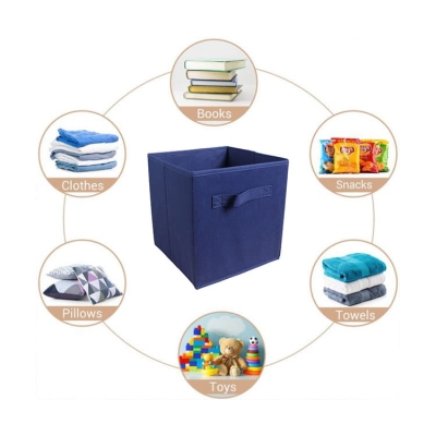 Foldable Storage Boxes | Navy