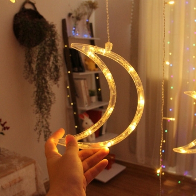 Curtain String Lights | 6 Moon 6 Star 3.5m Plug-In