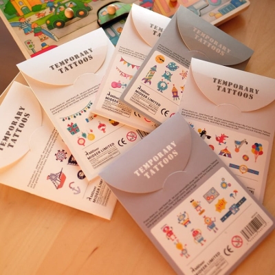 Watermark Temporary Tattoo Stickers 4 Pcs