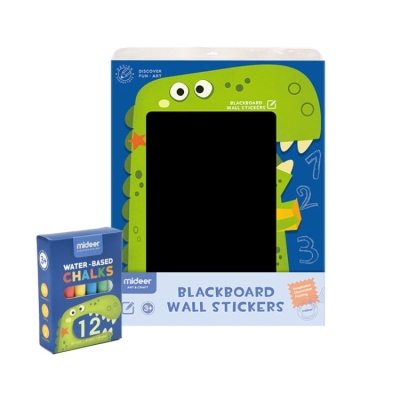Blackboard Wall Sticker with Chalks | Dinosaur