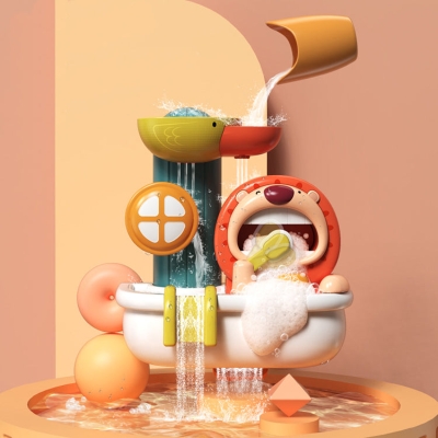 Lion Bubble Maker Bath Toy
