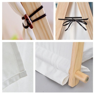 Square Playhouse Tent | White