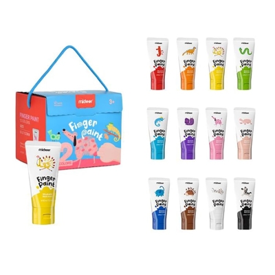 Washable Finger Paint 12 Colours