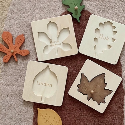 Montessori Leaf Puzzle