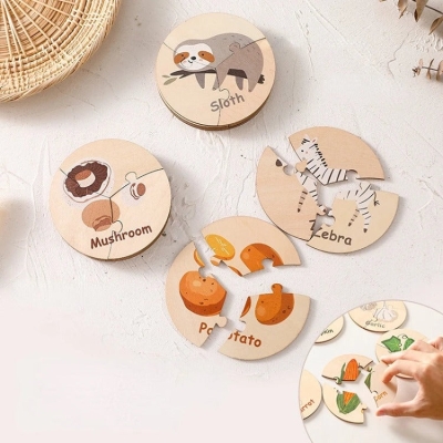 Wooden Montessori Puzzles | Potato