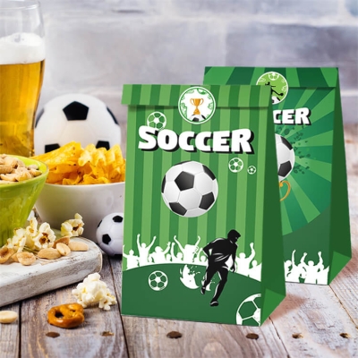 Paper Party Bag | Soccer Ball | 12 Pcs