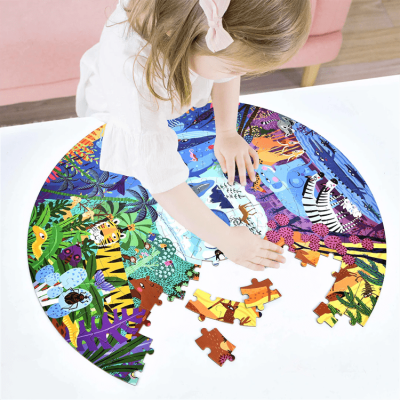 Circle Puzzle | Animals Around The World