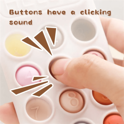 Silicone Cell Phone Teether | Beige