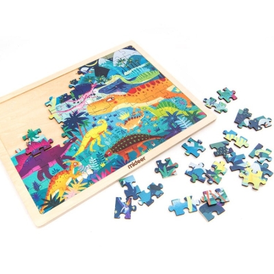 Puzzle with Wooden Frame Set