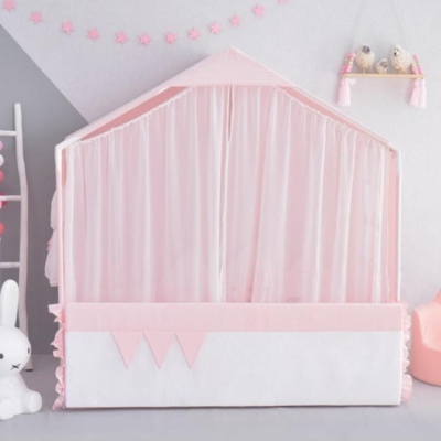 Playhouse with Curtain | Pink