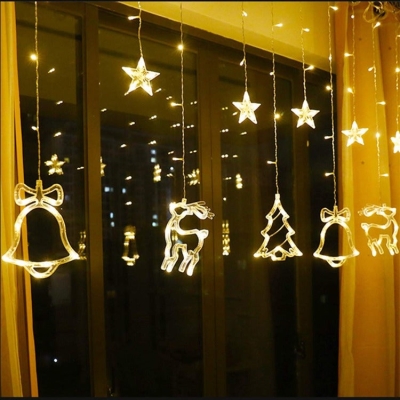 Curtain String Lights | Christmas 3.5m Outdoor Solar