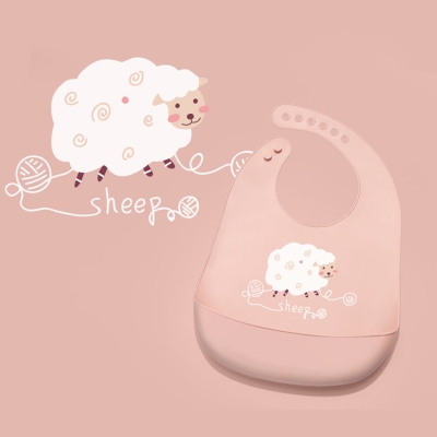 Baby Silicone Bib | Sheep