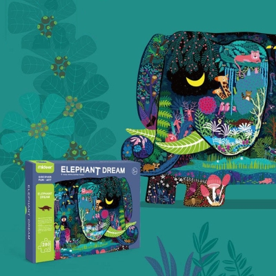 Large Animal Shaped Puzzle | Elephant Dream