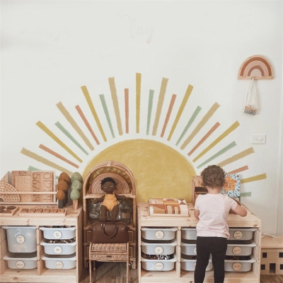 Sunrise Wall Decal | Big Sunshine