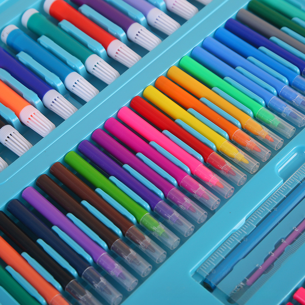 208 Pieces Paintbrush Crayon Watercolor Pen Painting Set
