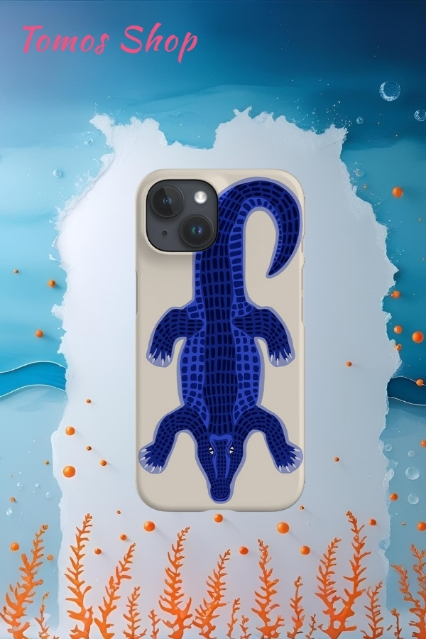 Custype iPhoneケース Crocodile Design ホワイト White Crocodile iPhone Case - Uniqfind