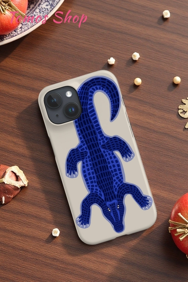 Custype iPhoneケース Crocodile Design ホワイト Snow Faux Crocodile iPhone Case – Chic Geeks
