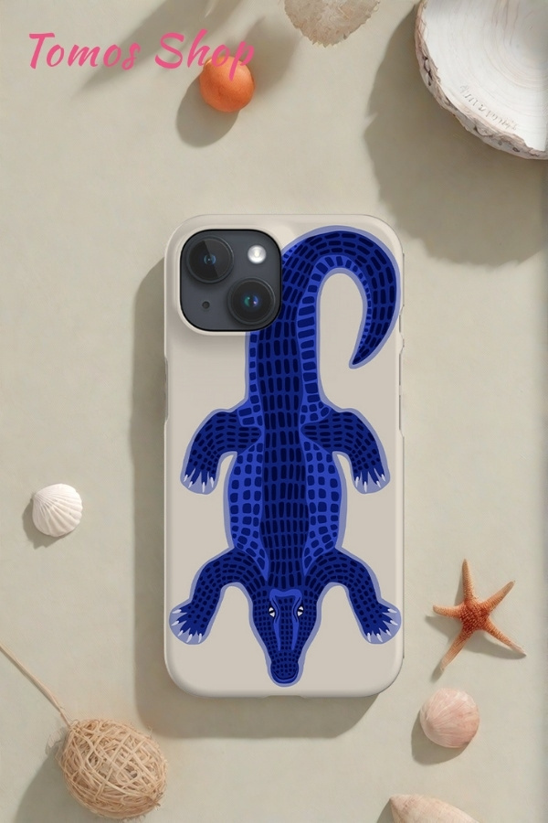 Colorful Crocodile Phone Case (Off White) – Artistic Croc