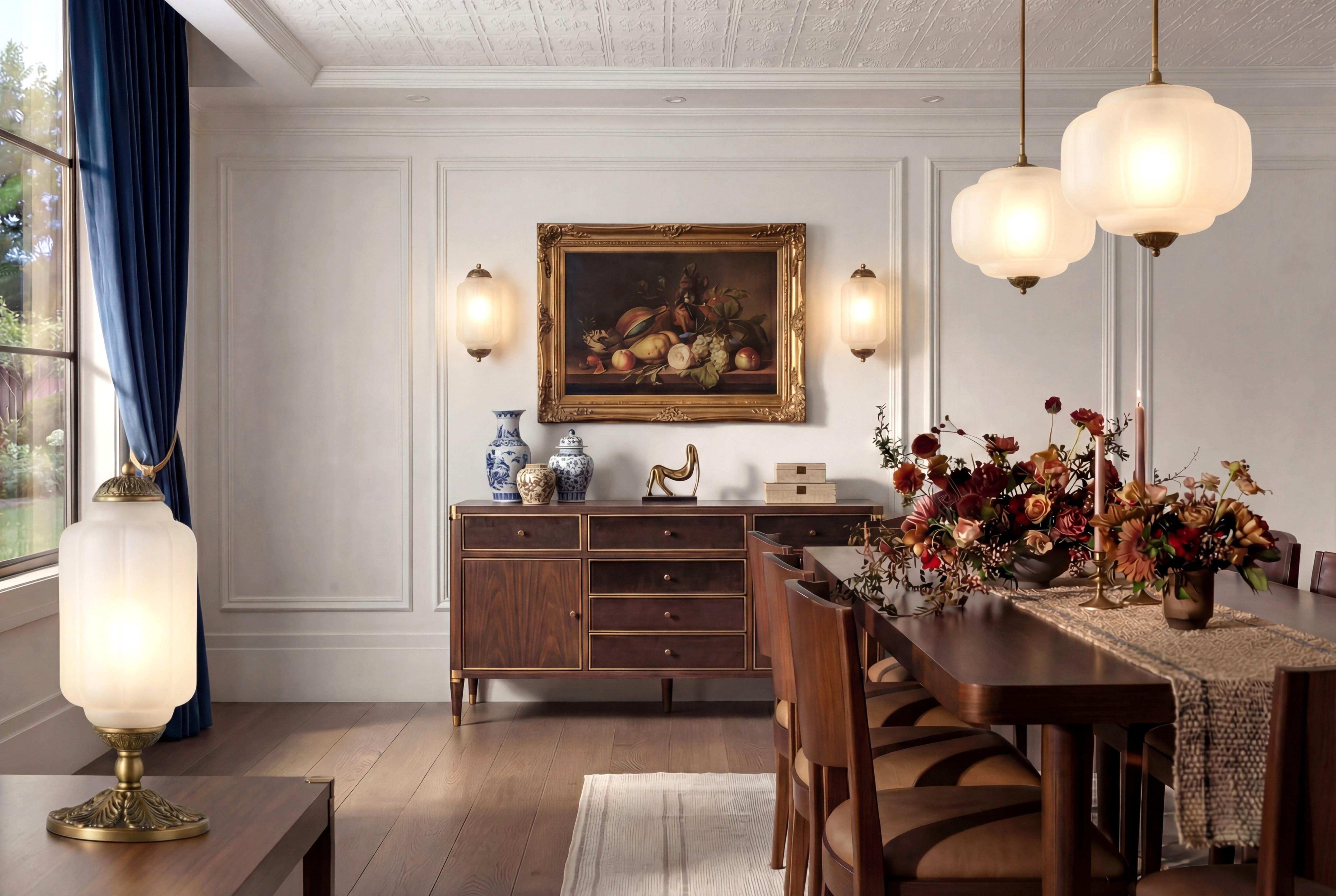 Eloise lamps styled in a complete room