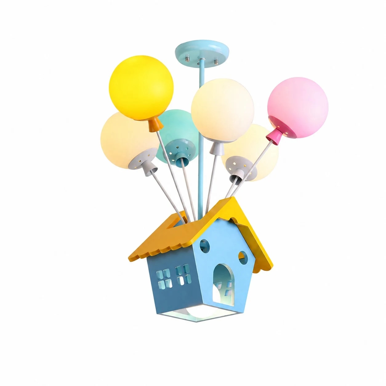 Kit standard per lampada a sospensione a forma di casa di palloncini