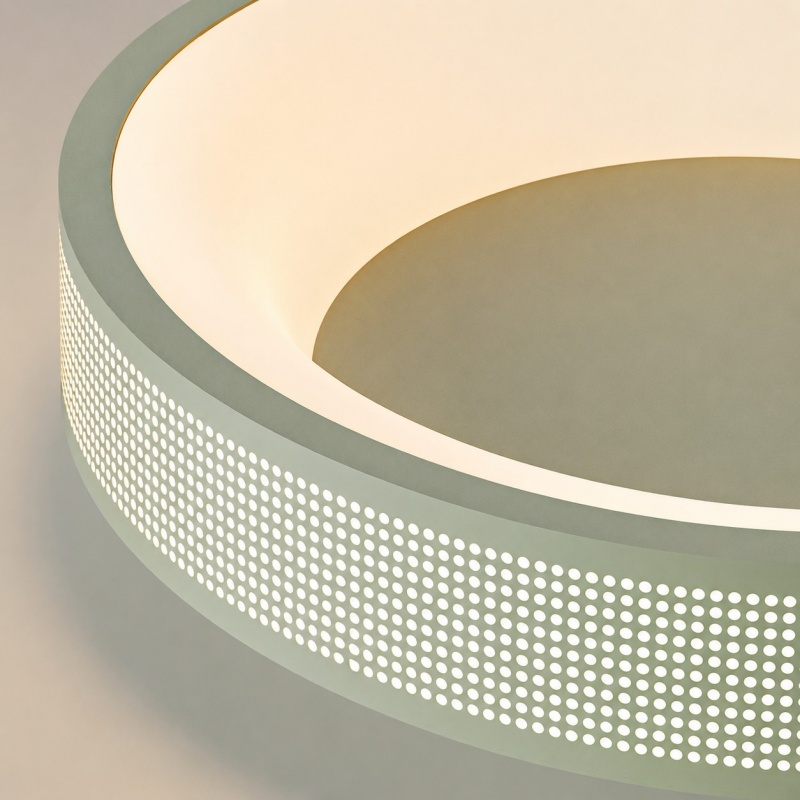 Oświetlenie sufitowe Woven Halo Flush Mount z krawędzią kątową