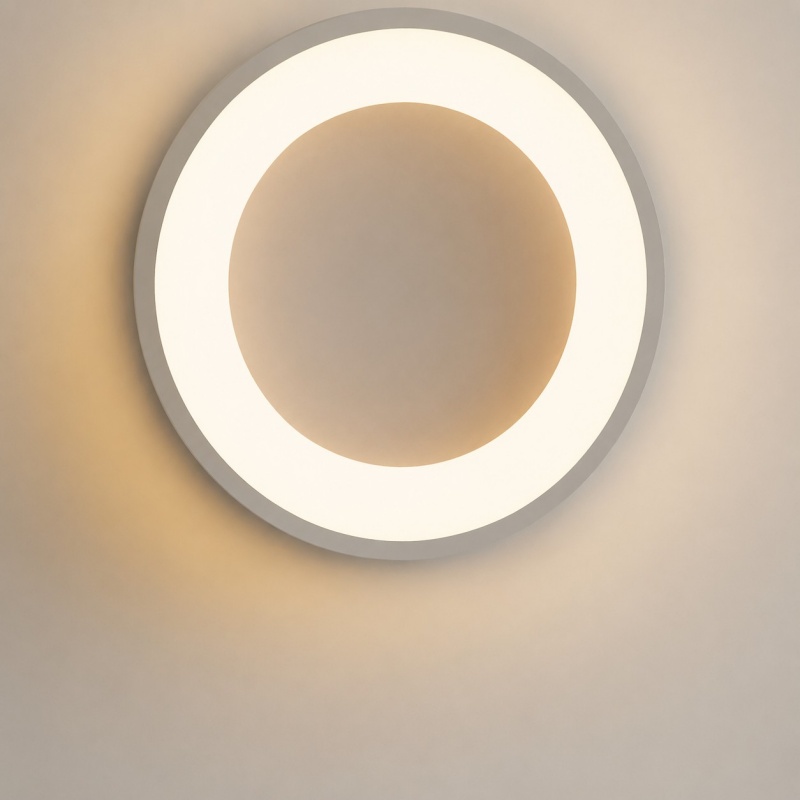 Okrągła lampa sufitowa LED Woven Halo Flush Mount