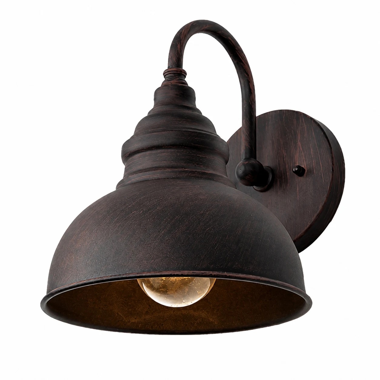 Luminária de parede Patnox em bronze envelhecido (visualização do produto)