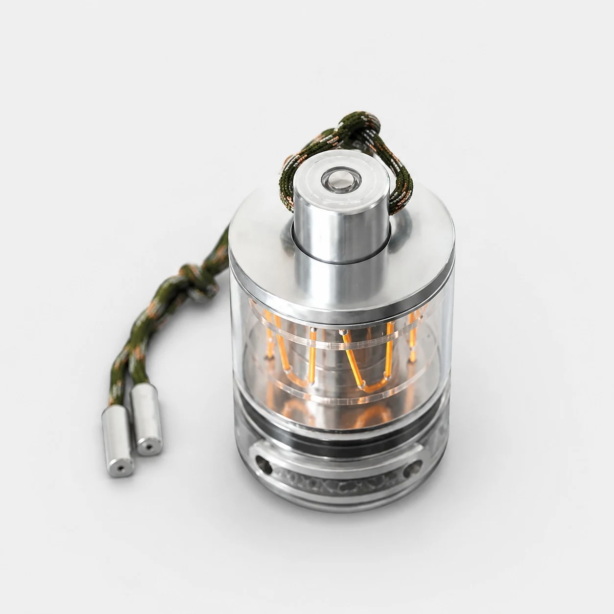 Witte achtergrondweergave van de lamp