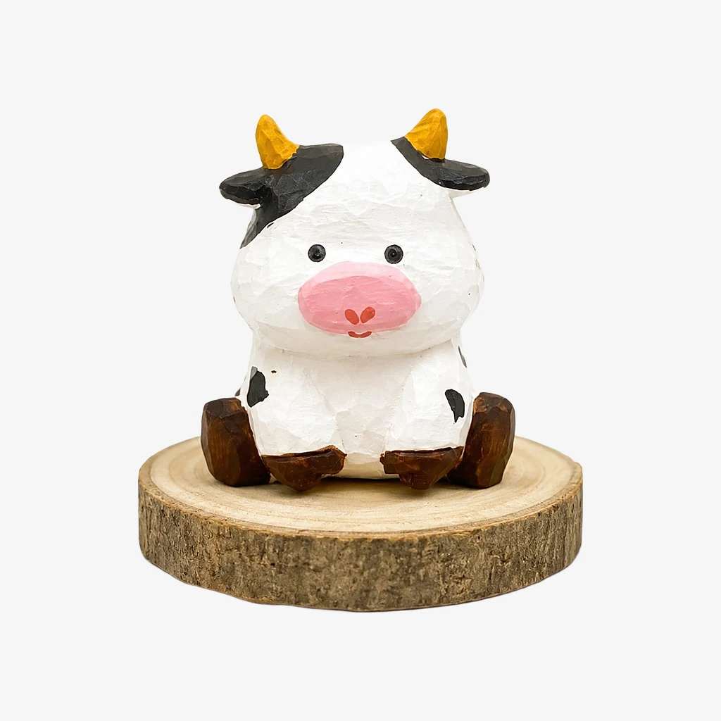 Hand-Carved Wooden Animal Figurines