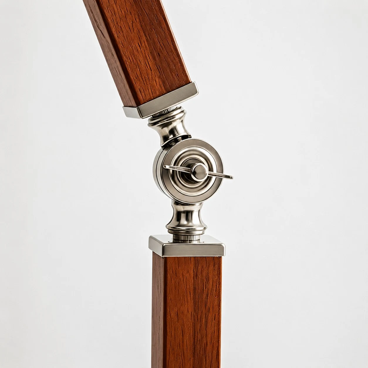 Solid wood arm and adjustable joint