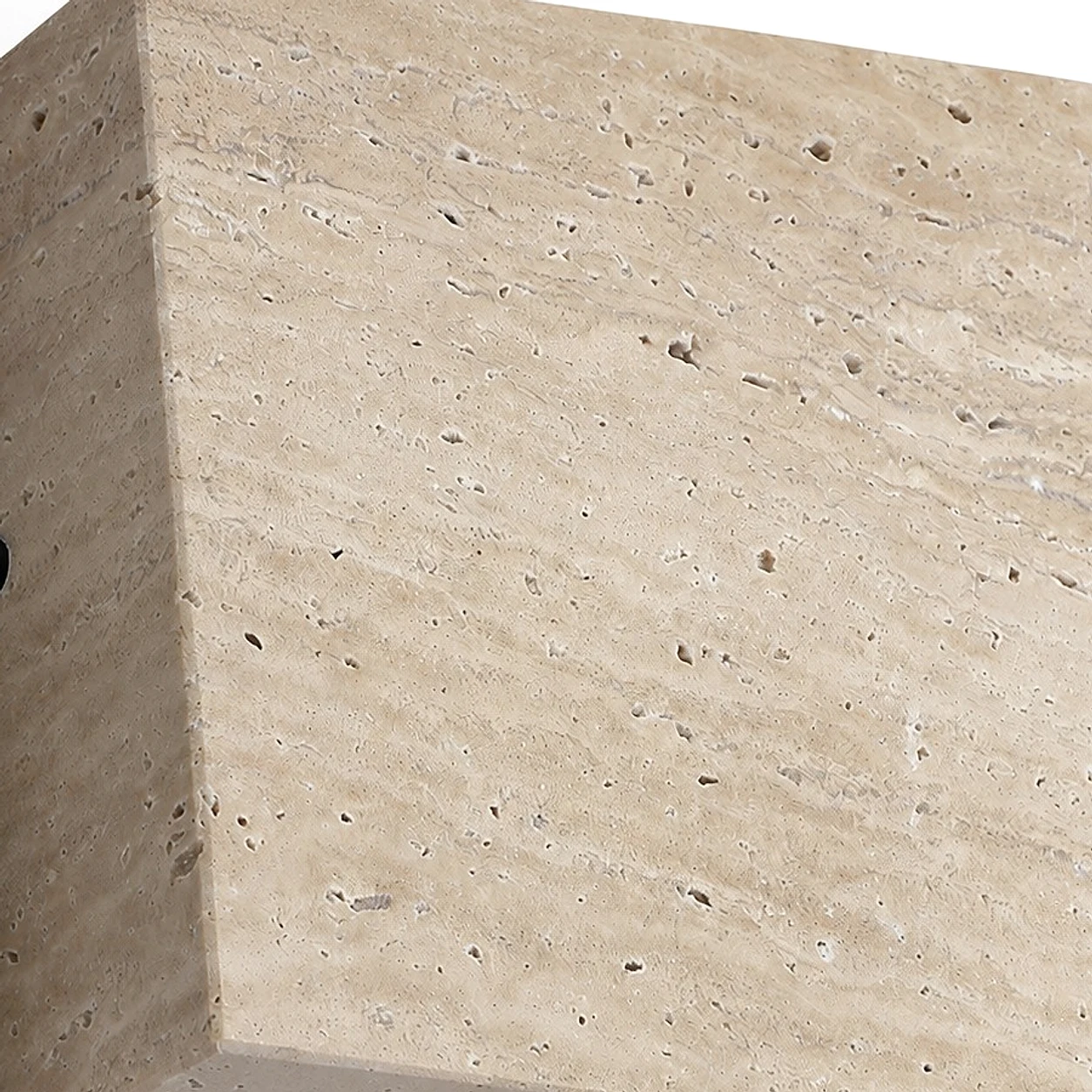 travertine wall sconce stone texture