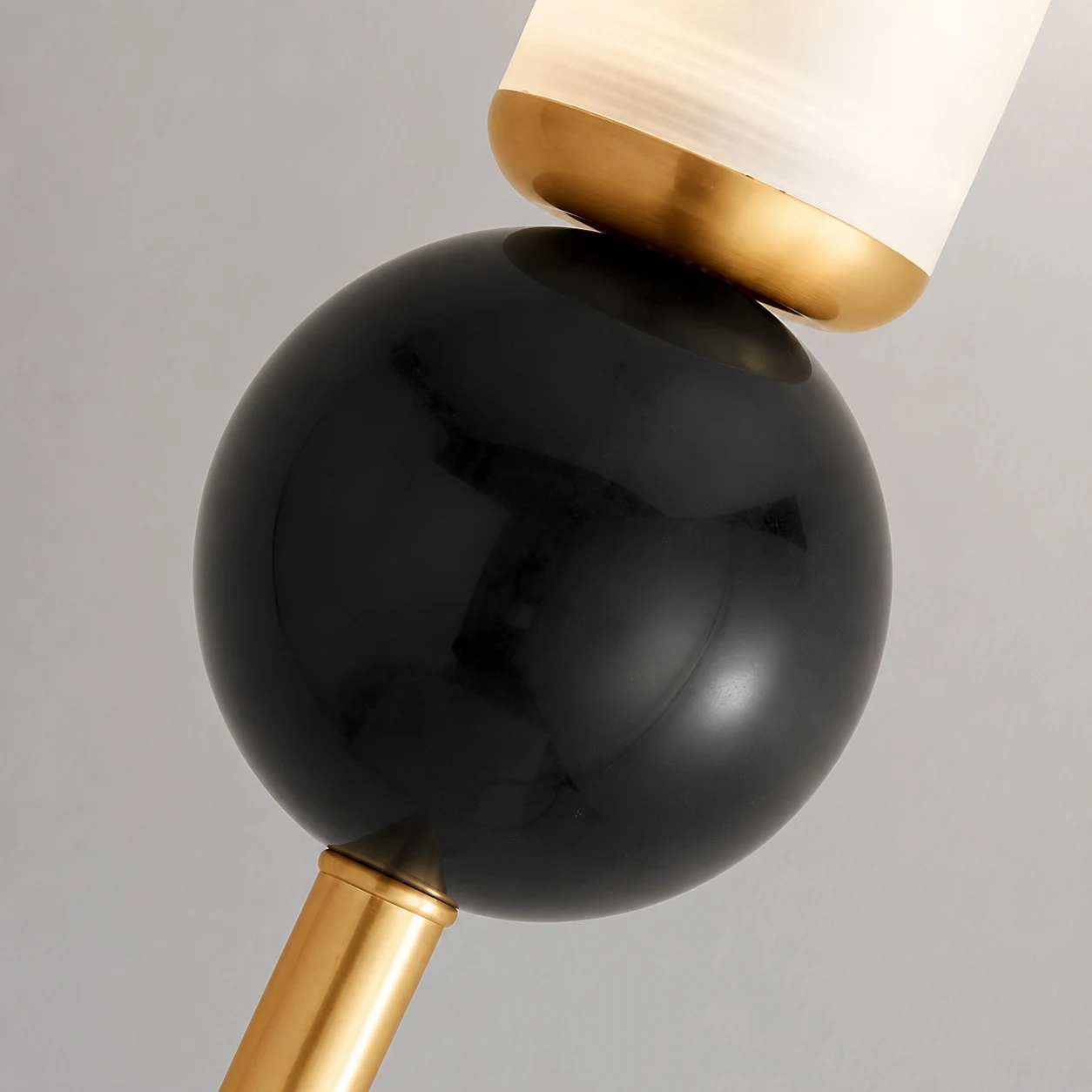 Black globe detail
