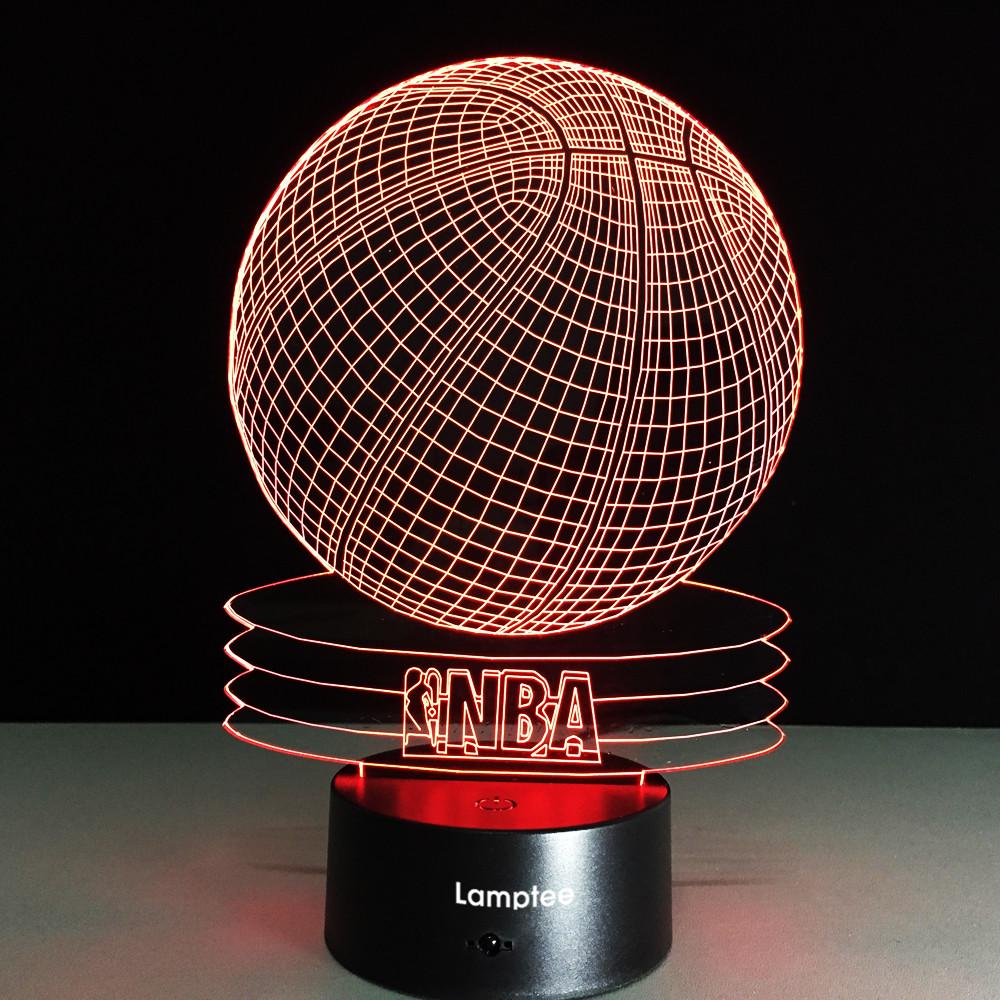 Sport Basketball 3D Illusion Lamp Night Light 3DL133