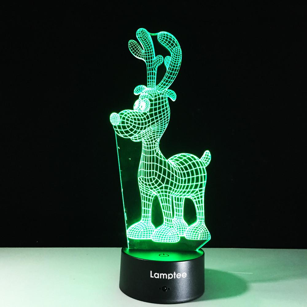 Animal Cute Doggy Puppy 3D Illusion Lamp Night Light 3DL302