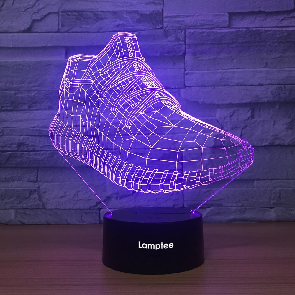 Sport Cool Running Shoes 3D Illusion Night Light Lamp 3DL1132