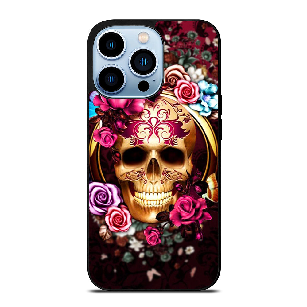 SUGAR SKULL FLORAL iPhone 13 Pro Max Case Cover
