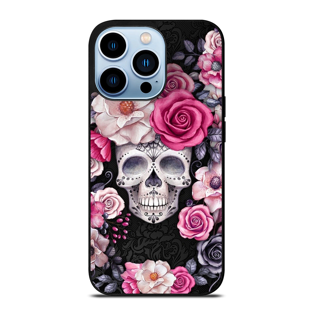 SUGAR SKULL ROSE iPhone 13 Pro Max Case Cover