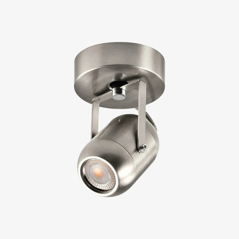 Lampada da parete impermeabile in stile nichel sabbiato