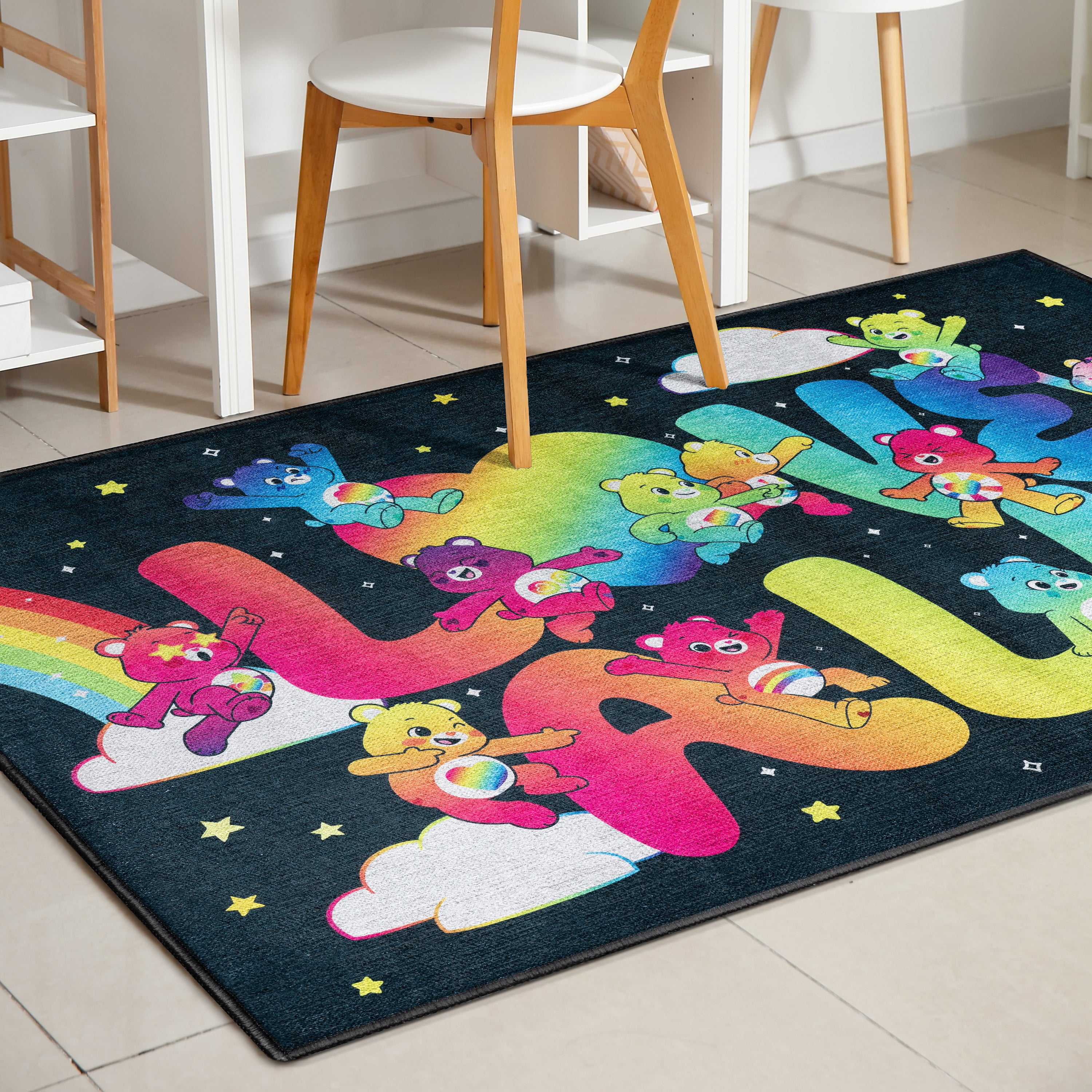 Care Bears Love All Multi 3'3" x 5' Fl&auml;chenteppich