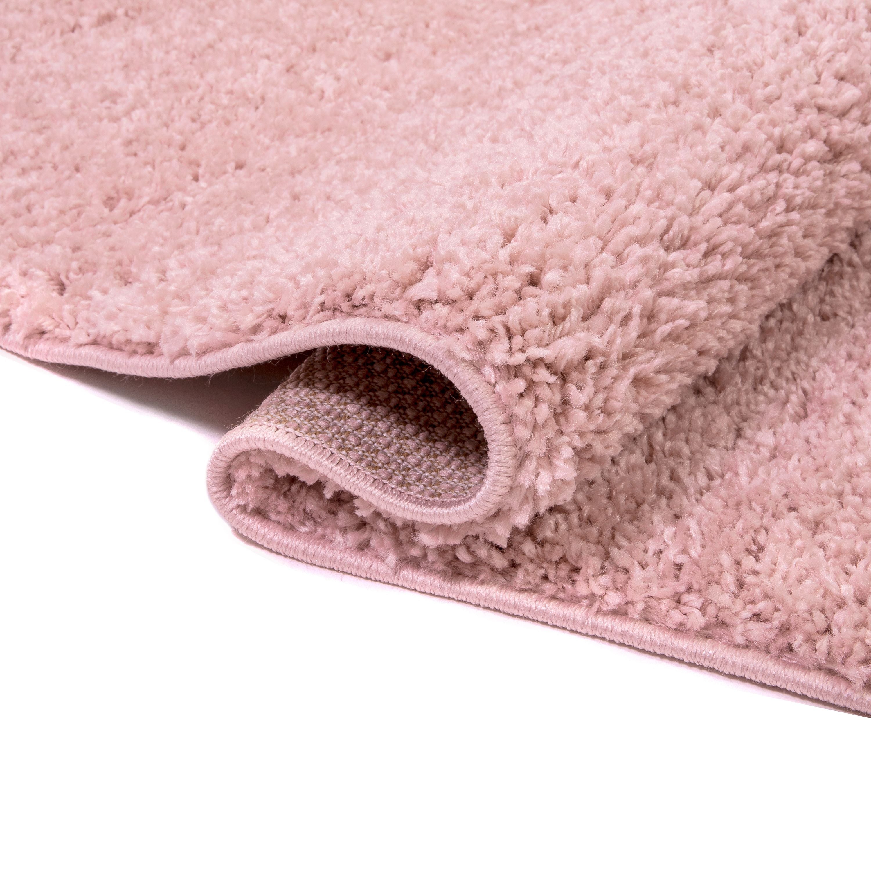 Shag-Teppich Piper in Solid Pink