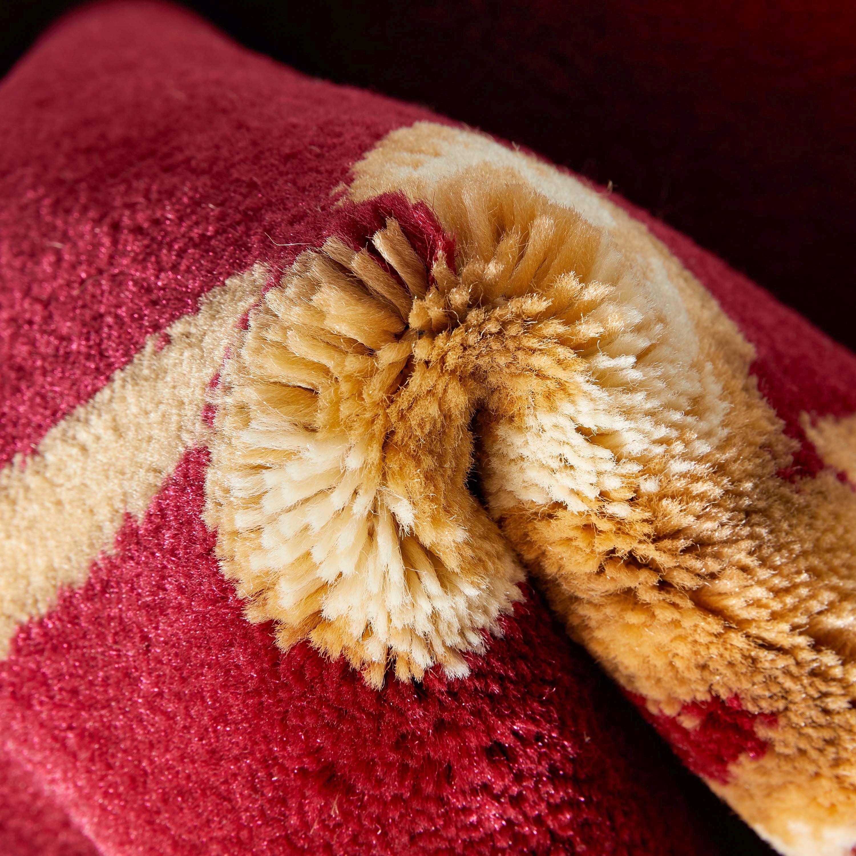 Fleur De Lis Roter formeller Teppich