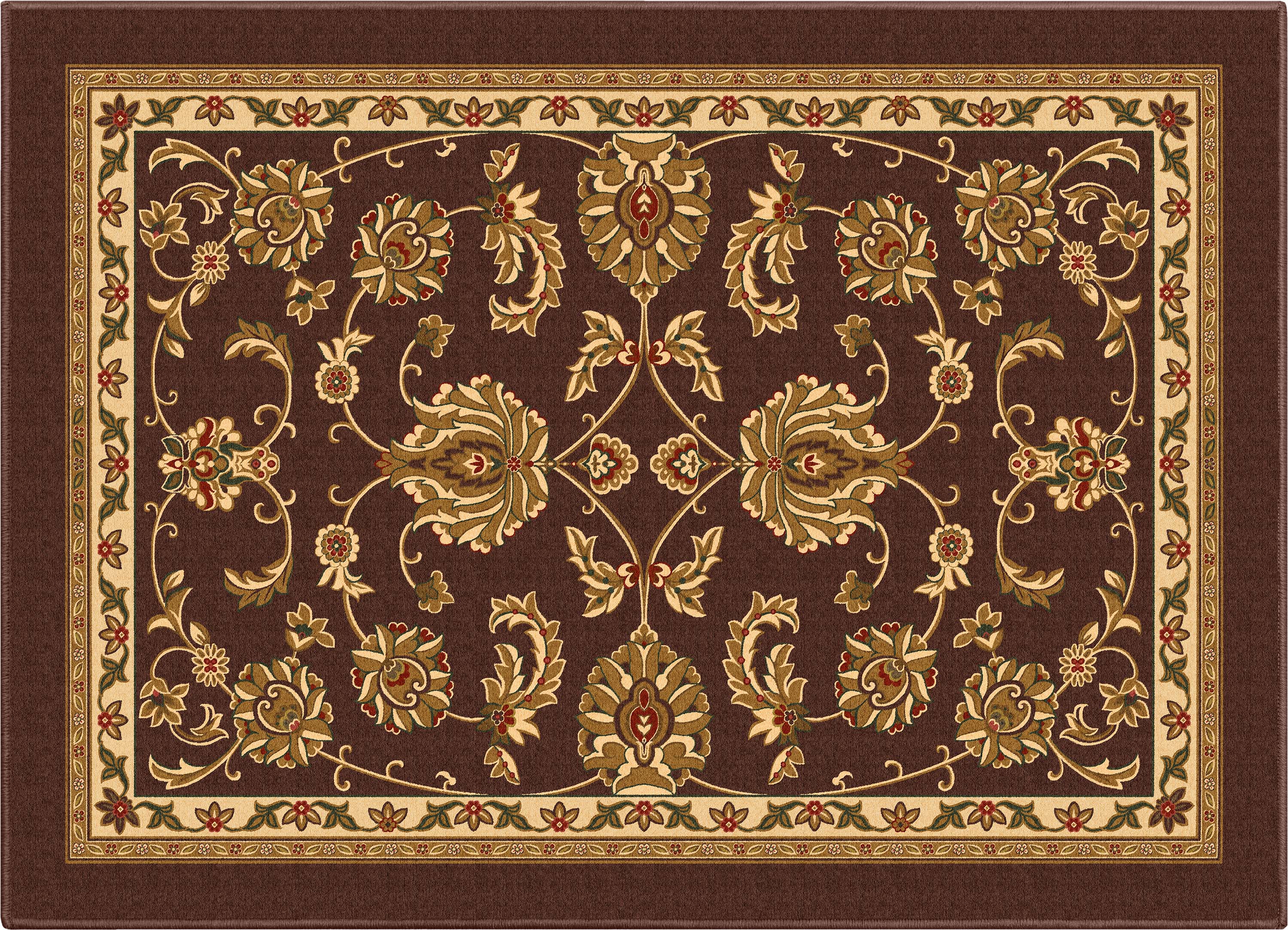Tabriz Traditioneller orientalischer Flachgewebe-Teppich mit Baumwollr&uuml;cken