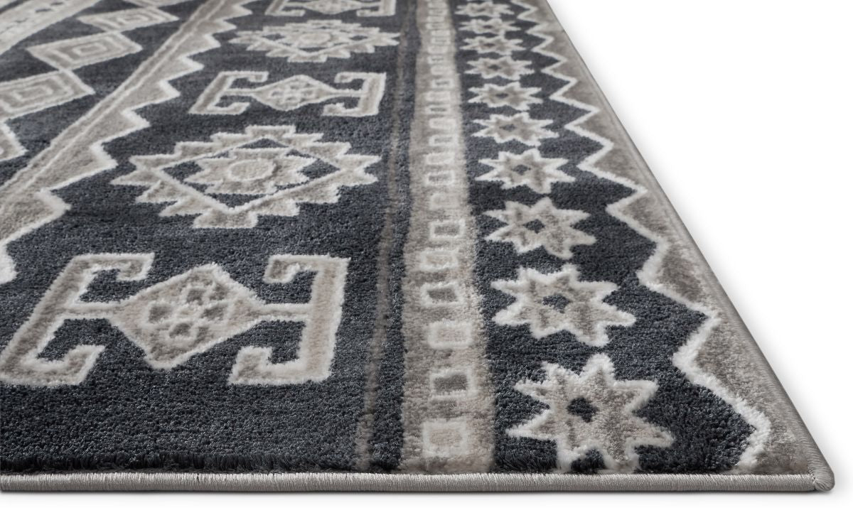 Kanab Dark Grey Modern Rug