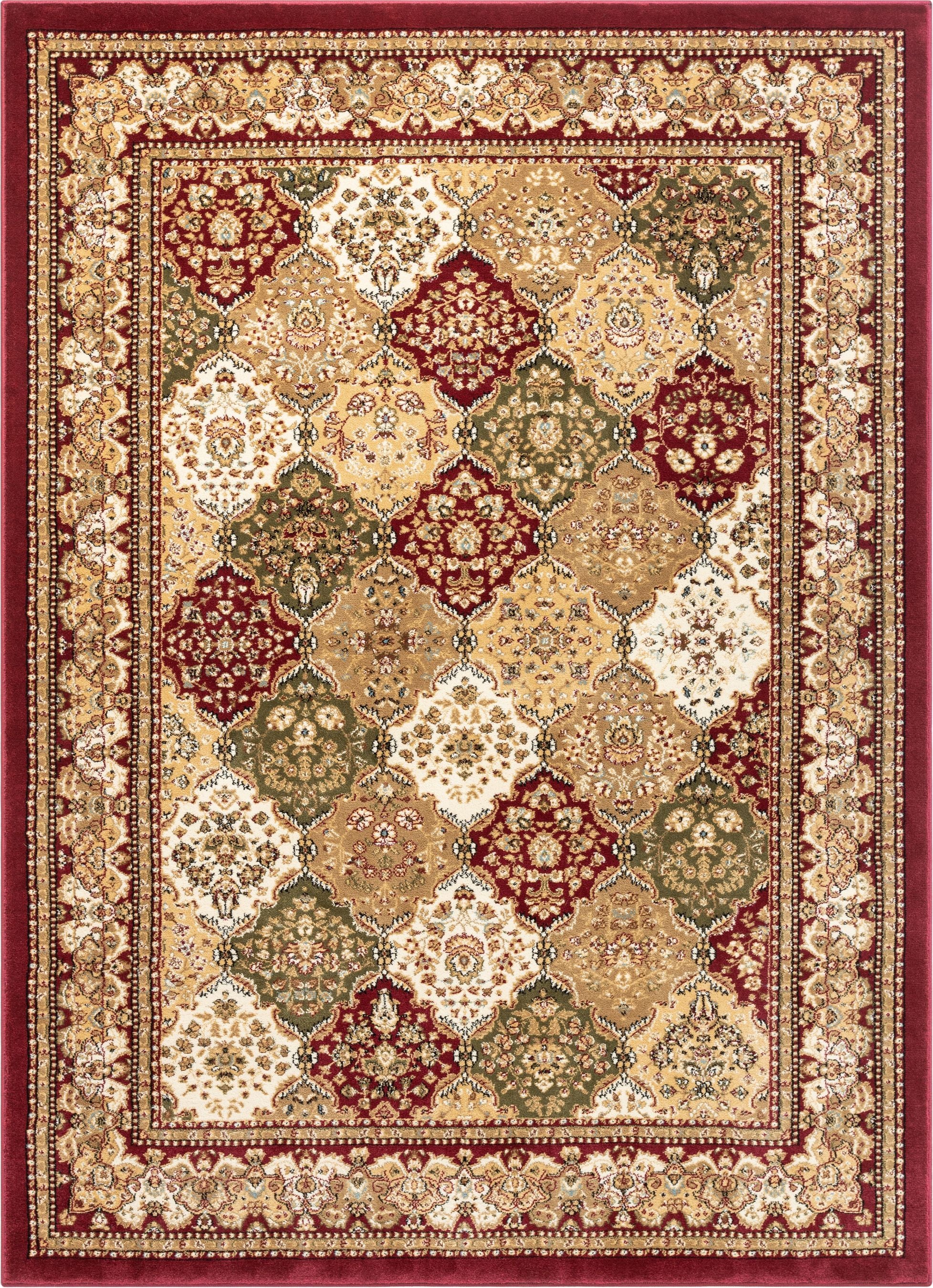 Traditioneller roter Mina-Khani-Teppich