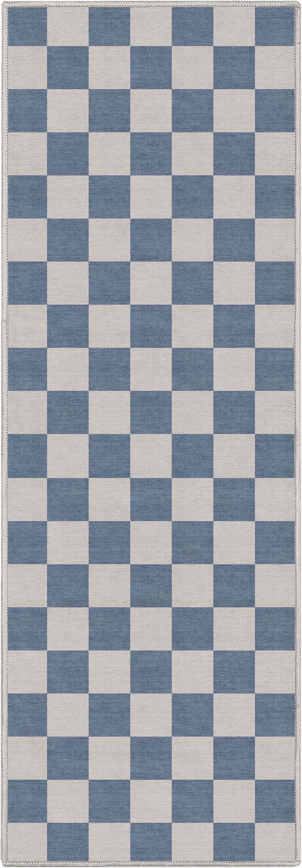 Quadratischer Flachgewebe-Teppich mit modernen geometrischen Boxen