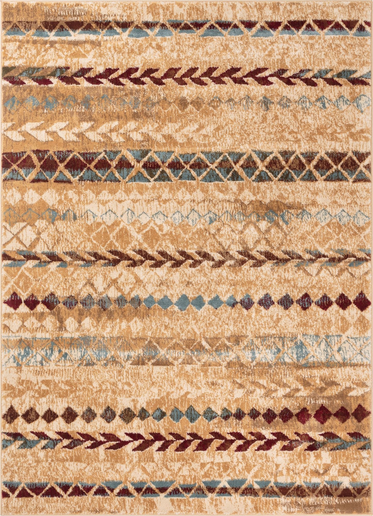 Moderner Teppich &bdquo;Mira Multi&ldquo;.