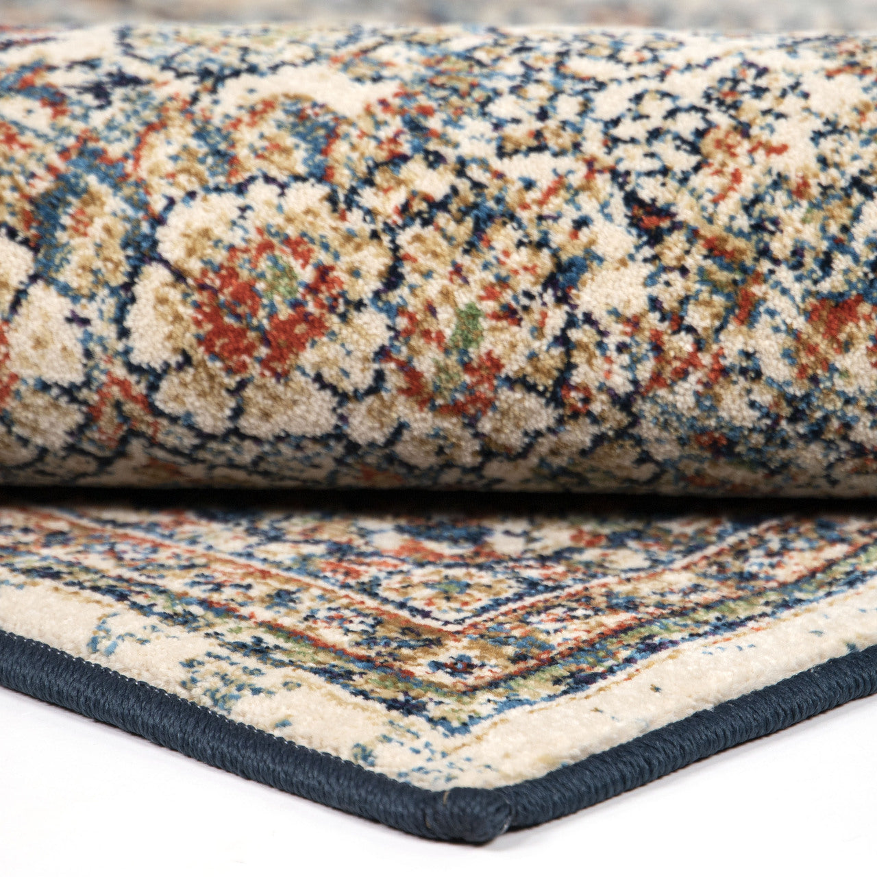 Ausverkaufsteppich Meadow Carmine Blue