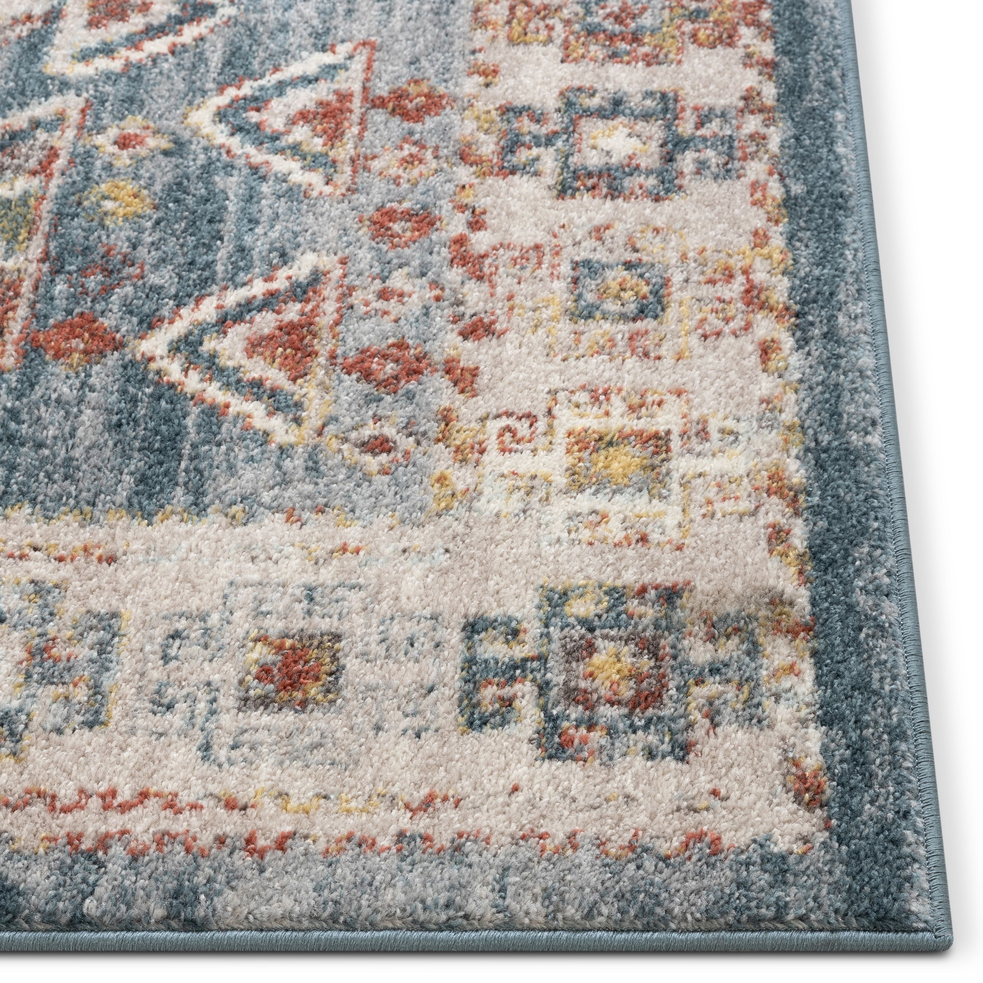 Keeva Tribal Vintage Blauer Teppich
