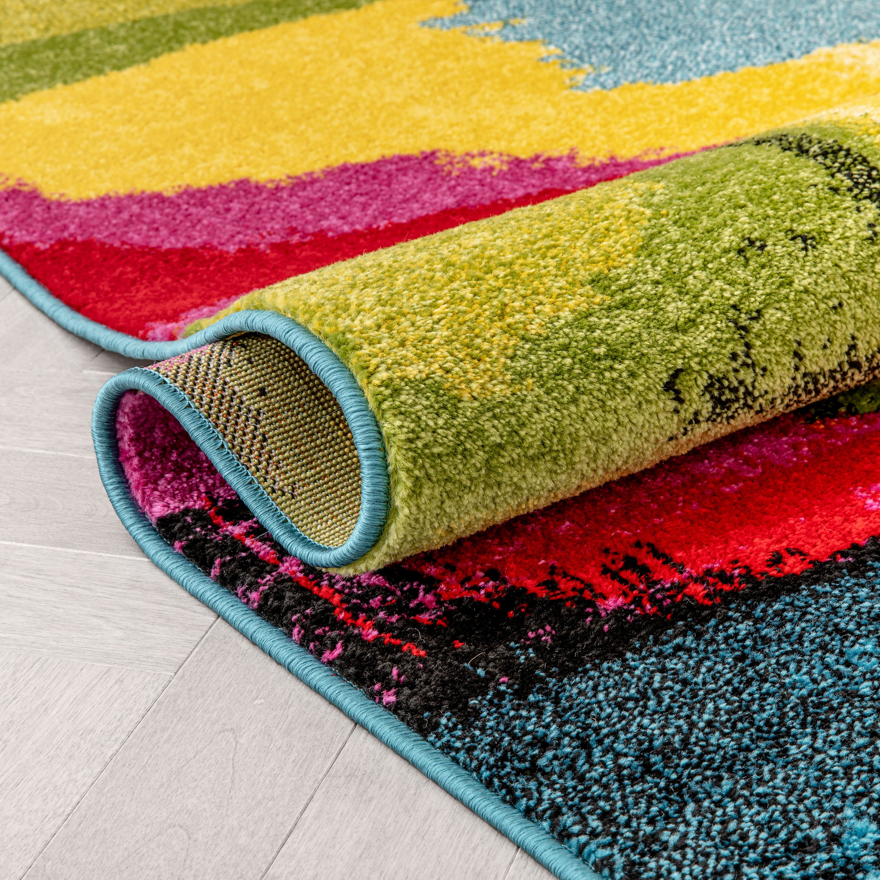 Kreativit&auml;t Multi Moderner heller Teppich
