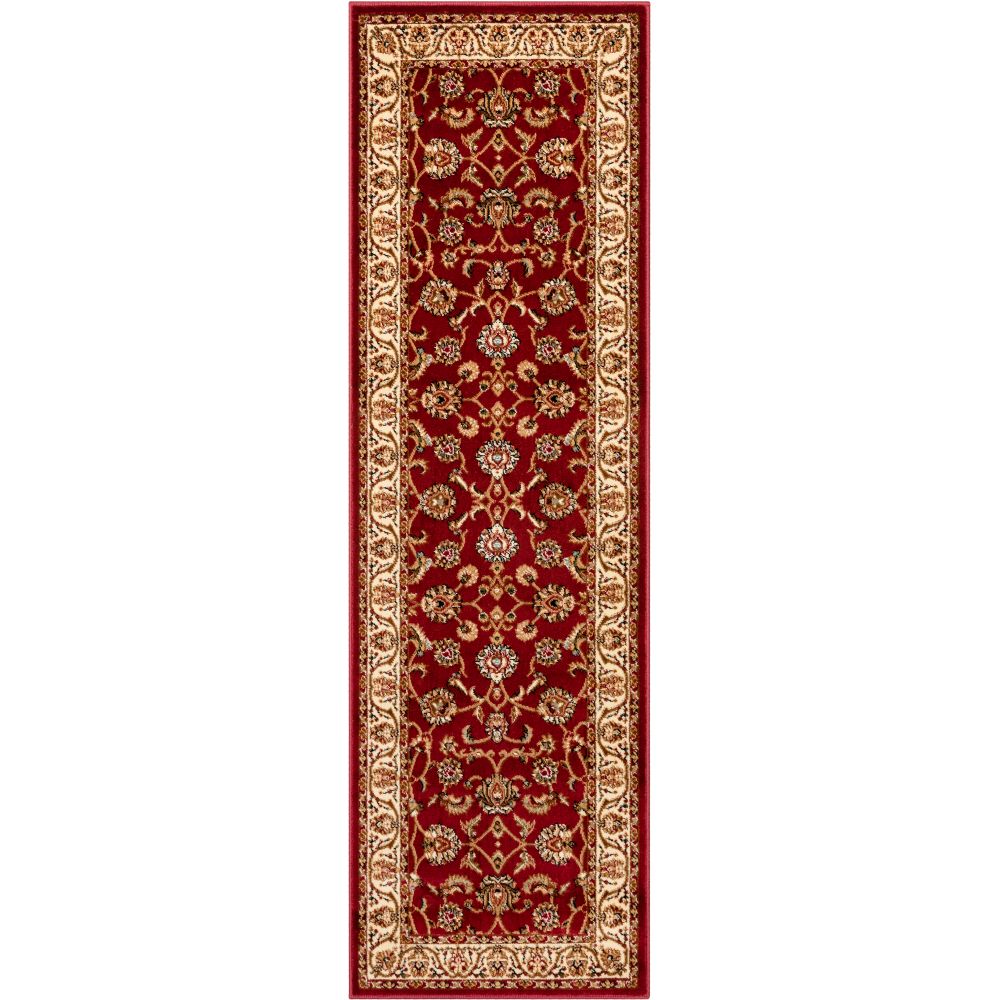 Traditioneller roter Sarouk-Teppich